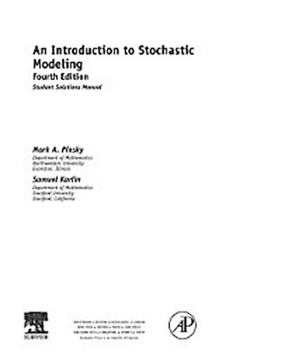 Introduction to Stochastic Modeling, Student Solutions Manual (e-only)