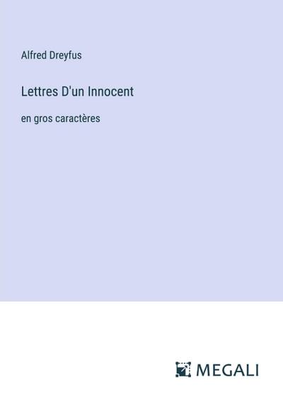 Lettres D’un Innocent