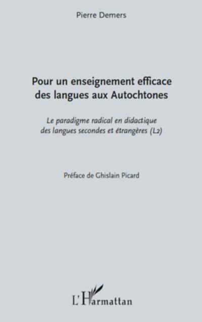Pour un enseignement efficace des langues aux autochtones