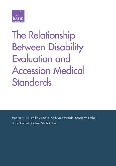 The Relationship Between Disability Evaluation and Accession Medical Standards