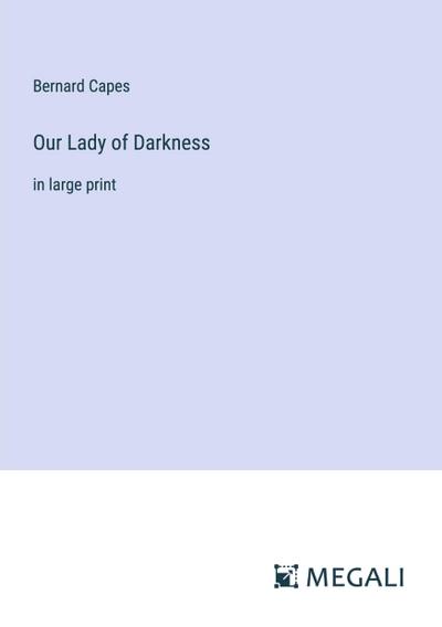 Our Lady of Darkness