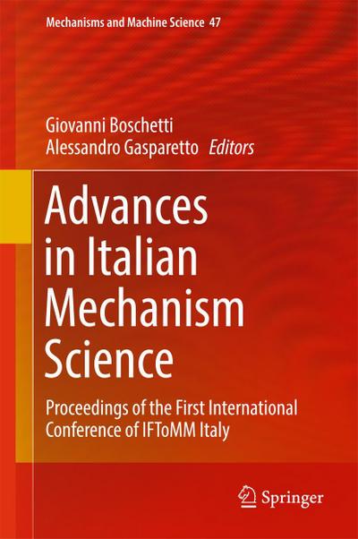 Advances in Italian Mechanism Science