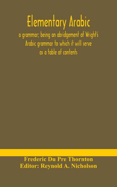 Elementary Arabic