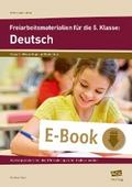 Freiarbeitsmaterialien für die 5. Klasse: Deutsch