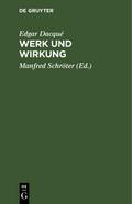 Werk und Wirkung