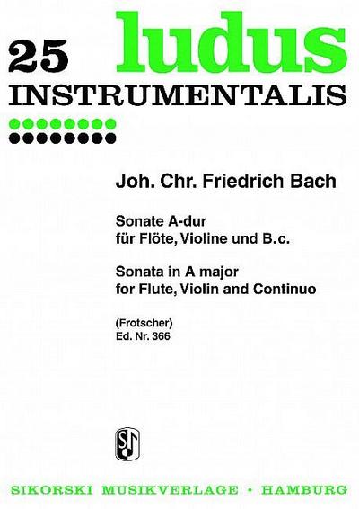 Sonate A-Durfür Flöte, Violine und Bc