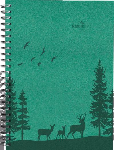 Wochenplaner Nature Line Forest 2024 - Taschen-Kalender A5 - 1 Woche 2 Seiten - Ringbindung - 128 Seiten - Umwelt-Kalender - mit Hardcover - Alpha Edition