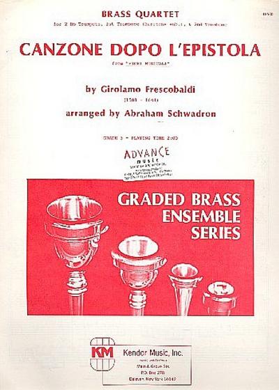 Canzone dopo l’epistolafor 2 trumpets and 2 trombones