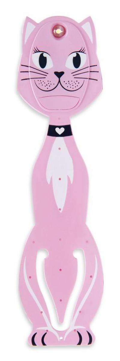 Flexilight Animal Leselicht (Pink Katze) - | 2 in 1 Leselampe & Lesezeichen - LED Leselicht - Geschenk für Leser, Buchliebhaber - Deutsche Ausgabe