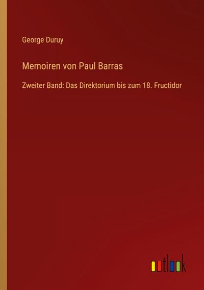 Memoiren von Paul Barras