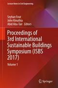 Proceedings of 3rd International Sustainable Build