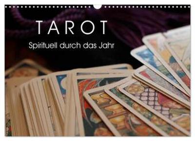 Tarot. Spirituell durch das Jahr (Wandkalender 2026 DIN A3 quer), CALVENDO Monatskalender
