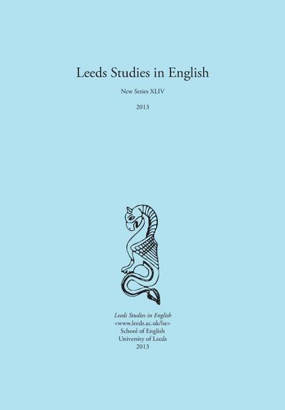 Leeds Studies in English 2013