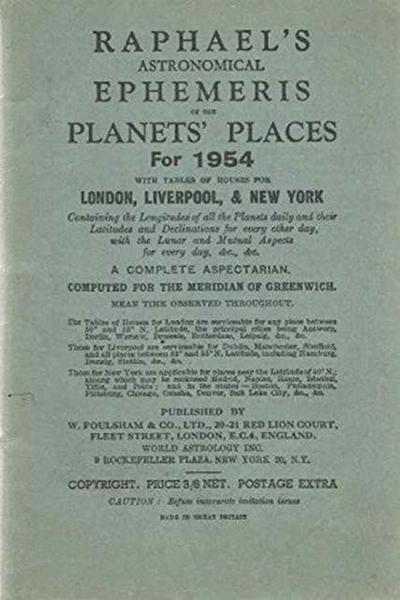 Raphael’s Astronomical Ephemeris