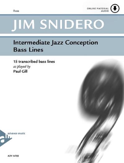 Intermediate Jazz Conception Bass Lines, Bass, w. Audio-CD