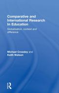 Comparative and International Research In Education