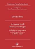 Korruption durch Bonuszuwendungen