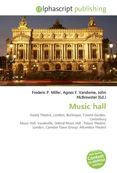 Music hall - Frederic P. Miller