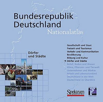 Bundesrepublik Deutschland, Nationalatlas Dörfer und Städte, 1 CD-ROM