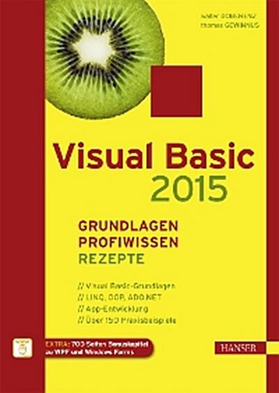 Visual Basic 2015  – Grundlagen, Profiwissen und Rezepte