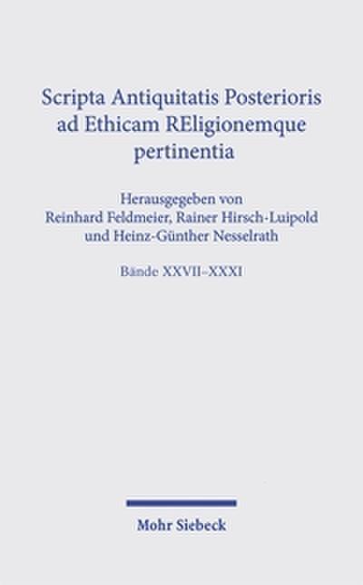 SAPERE-Paket, Bände XXVII-XXXI