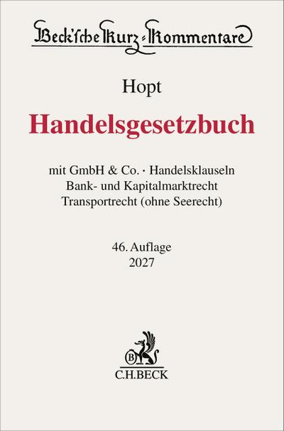 Handelsgesetzbuch. HGB