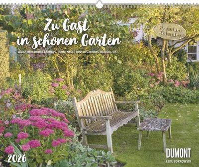 Zu Gast in schönen Gärten 2026 - DUMONT Garten-Kalender - Querformat 52 x 42,5 cm - Spiralbindung