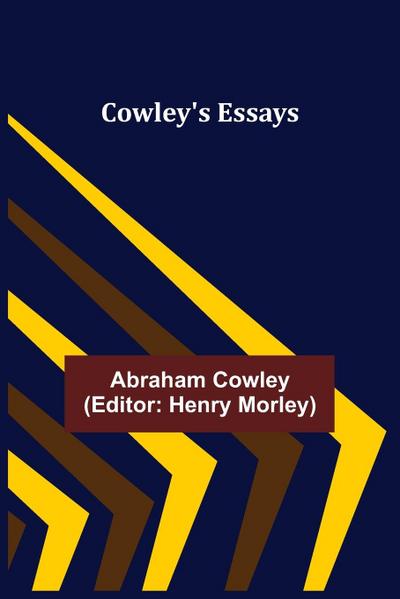 Cowley’s Essays