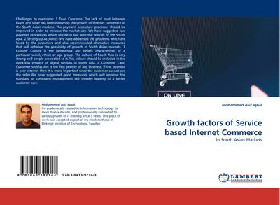 Growth factors of Service based Internet Commerce