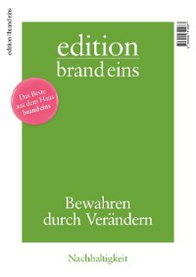 edition brand eins: Nachhaltigkeit