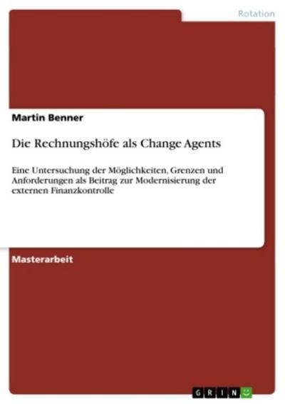 Die Rechnungshöfe als Change Agents