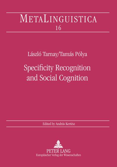 Specificity Recognition and Social Cognition