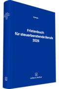 Fristenbuch für steuerberatende Berufe 2026