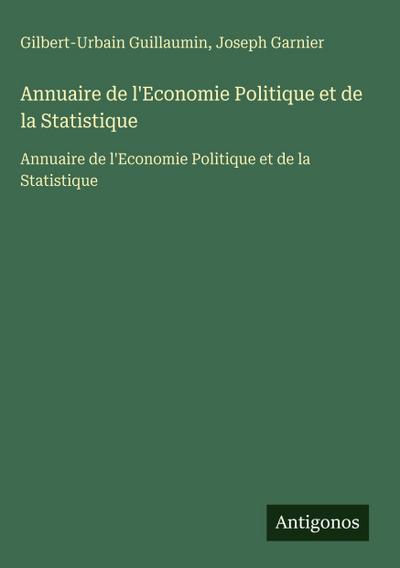 Annuaire de l’Economie Politique et de la Statistique