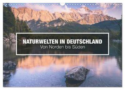 Naturwelten in Deutschland - Von Norden bis Süden (Wandkalender 2026 DIN A3 quer), CALVENDO Monatskalender