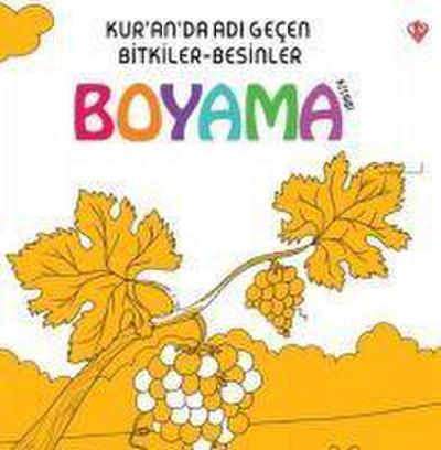 Kuranda Adi Gecen Bitkiler Besinler Boyama Kitabi