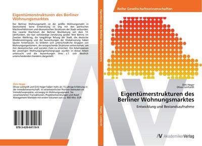 Eigentümerstrukturen des Berliner Wohnungsmarktes