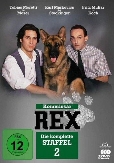 Kommissar Rex - Die komplette 2. Staffel. 3 DVDs