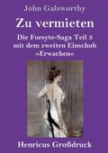 Zu vermieten (Großdruck)