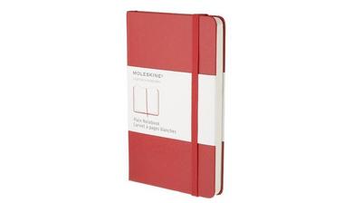 Moleskine classic, Pocket Size, Plain Notebook, red