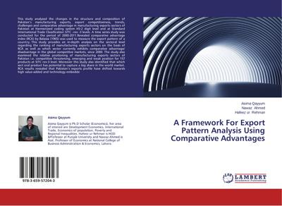 A Framework For Export Pattern Analysis Using Comparative Advantages