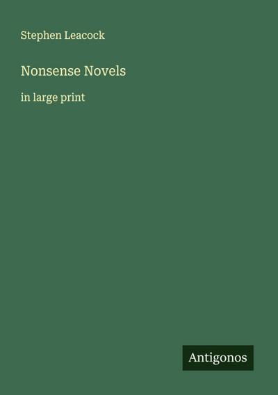 Nonsense Novels