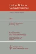 Fundamentals of Computation Theory