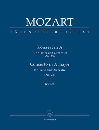 Konzert in A für Kalvier und Orchester ’Nr. 23’ KV 488