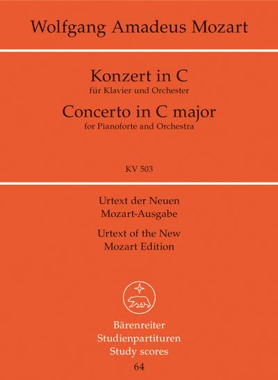 Konzert C-Dur KV503für Klavier und Orchester