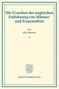 Die Ursachen der ungleichen Entlohnung von Männer-