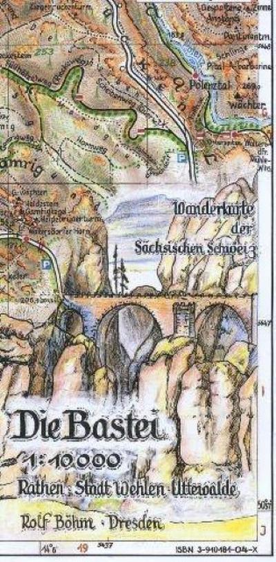 Die Bastei 1:10000