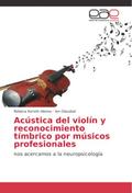 Acústica del violín y reconocimiento tímbrico por 