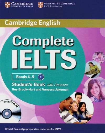 Complete IELTS, Bands 4-5 Student’s Book with Answers and CD-ROM