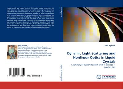 Dynamic Light Scattering and Nonlinear Optics in Liquid Crystals